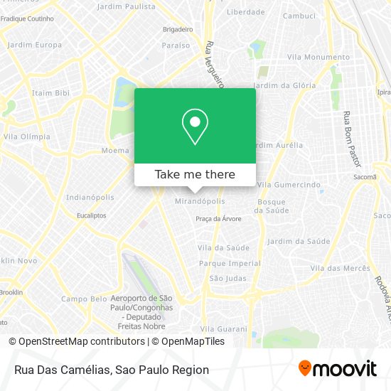 Rua Das Camélias map