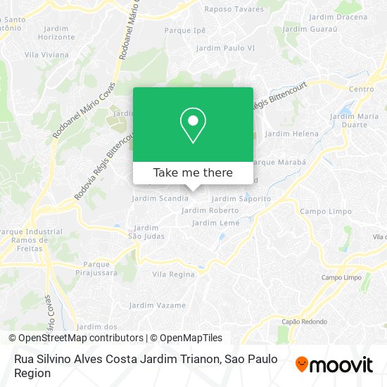 Rua Silvino Alves Costa   Jardim Trianon map