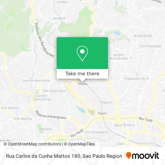 Rua Carlos da Cunha Mattos 180 map