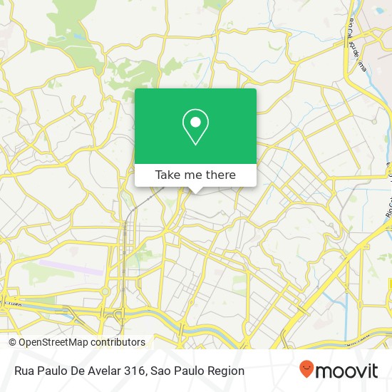 Mapa Rua Paulo De Avelar 316