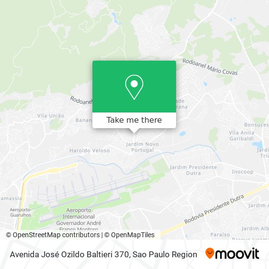 Mapa Avenida José Ozildo Baltieri 370