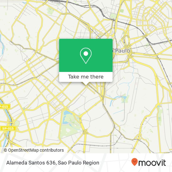 Mapa Alameda Santos 636