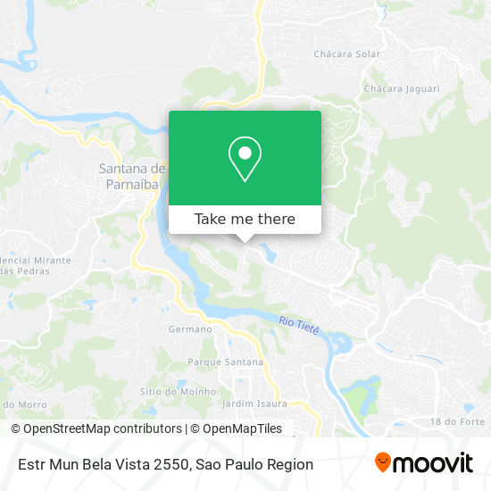 Estr  Mun  Bela Vista 2550 map