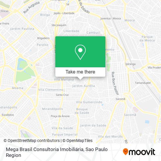 Mega Brasil Consultoria Imobiliária map