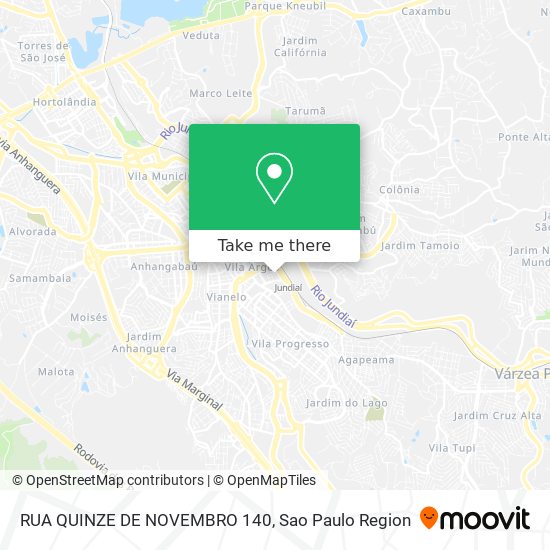 RUA QUINZE DE NOVEMBRO 140 map