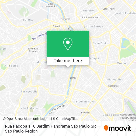 Rua Pacobá  110   Jardim Panorama   São Paulo   SP map