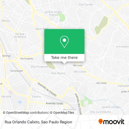 Rua Orlando Calixto map