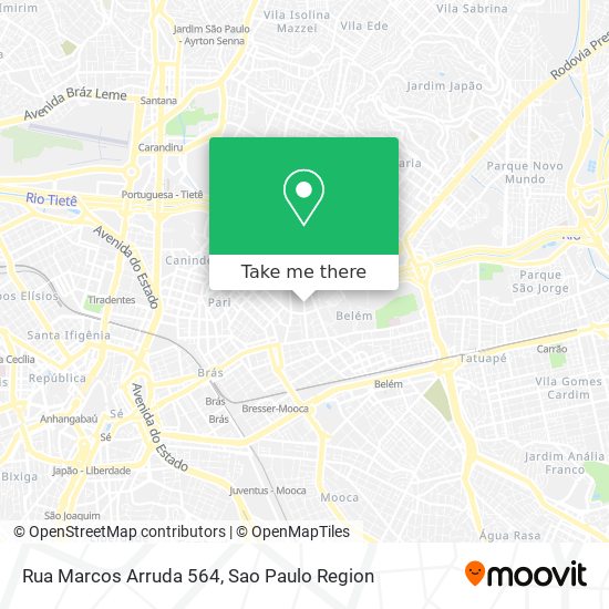 Mapa Rua Marcos Arruda 564