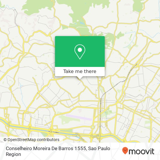 Conselheiro Moreira De Barros 1555 map