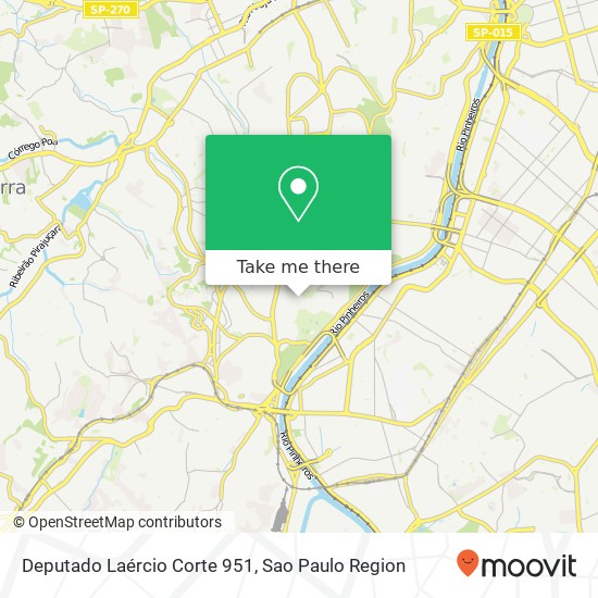 Deputado Laércio Corte 951 map