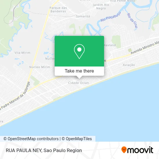 RUA PAULA NEY map