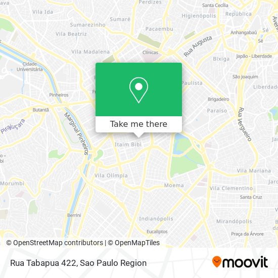 Mapa Rua Tabapua 422