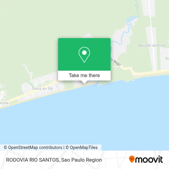 RODOVIA RIO SANTOS map