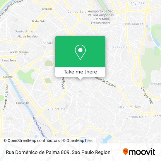 Rua Domênico de Palma 809 map