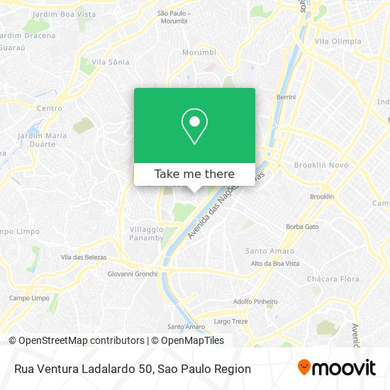 Rua Ventura Ladalardo 50 map