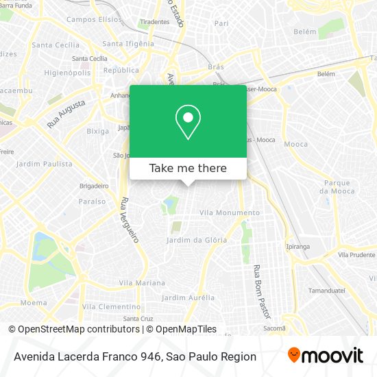 Mapa Avenida Lacerda Franco 946