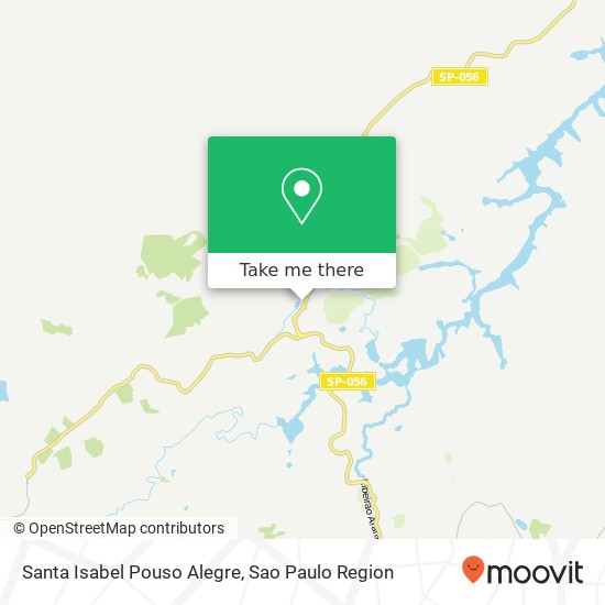 Santa Isabel  Pouso Alegre map
