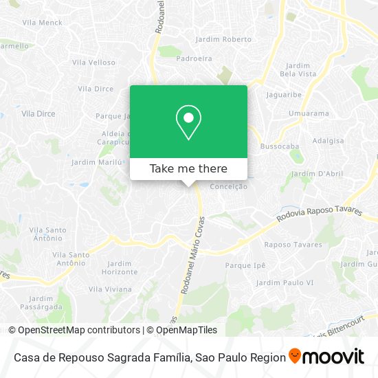 Casa de Repouso Sagrada Família map