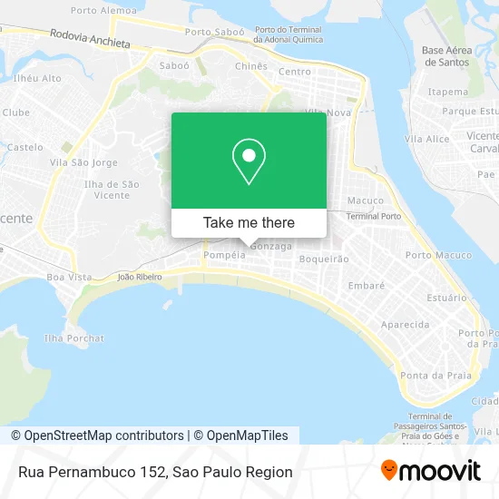 Rua Pernambuco 152 map