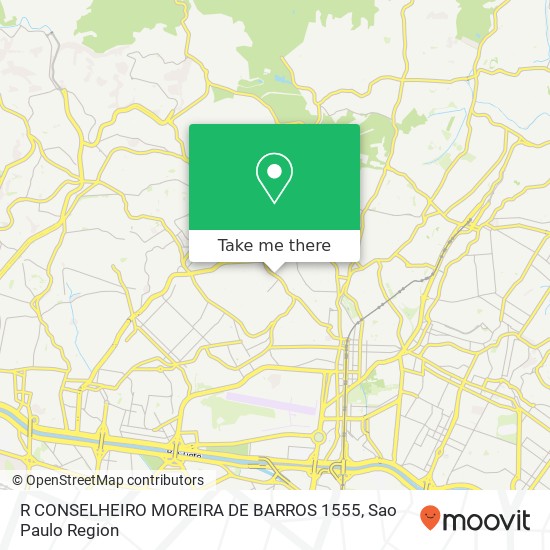 R CONSELHEIRO MOREIRA DE BARROS 1555 map