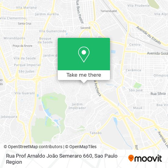 Mapa Rua Prof  Arnaldo João Semeraro 660