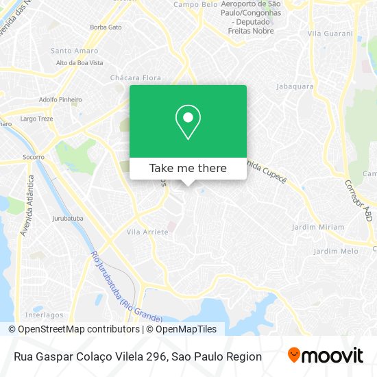 Rua Gaspar Colaço Vilela 296 map