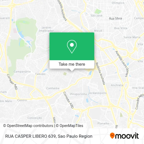 RUA CASPER LIBERO 639 map