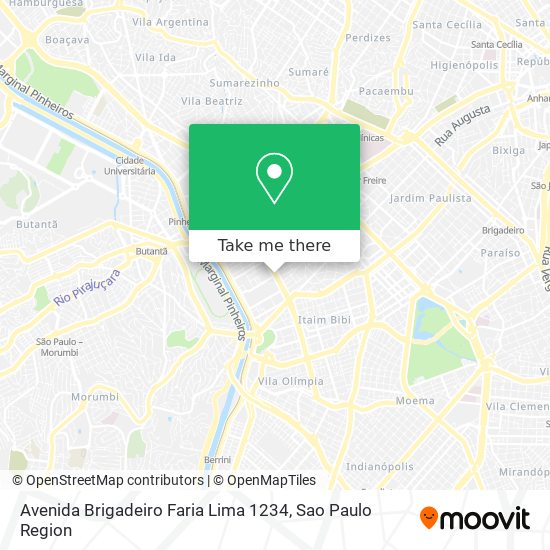 Avenida Brigadeiro Faria Lima  1234 map
