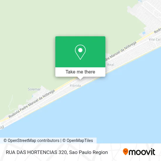 RUA DAS HORTENCIAS 320 map