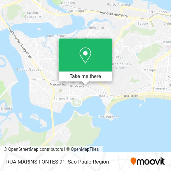 RUA MARINS FONTES 91 map