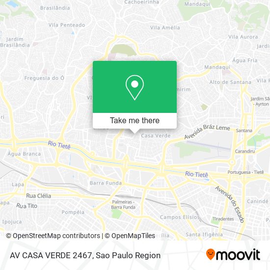 AV  CASA VERDE 2467 map