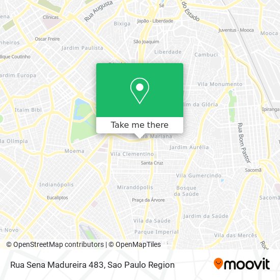 Mapa Rua Sena Madureira 483