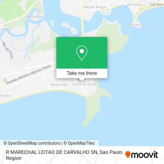 R MARECHAL LEITAO DE CARVALHO SN map
