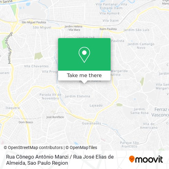 Rua Cônego Antônio Manzi / Rua José Elias de Almeida map