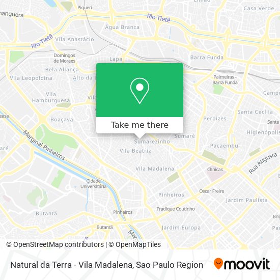 Natural da Terra - Vila Madalena map