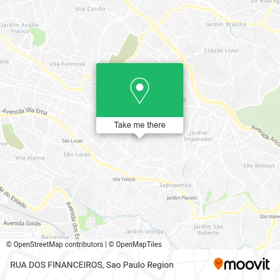 RUA DOS FINANCEIROS map