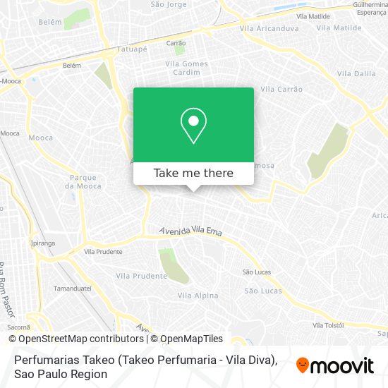 Perfumarias Takeo (Takeo Perfumaria - Vila Diva) map