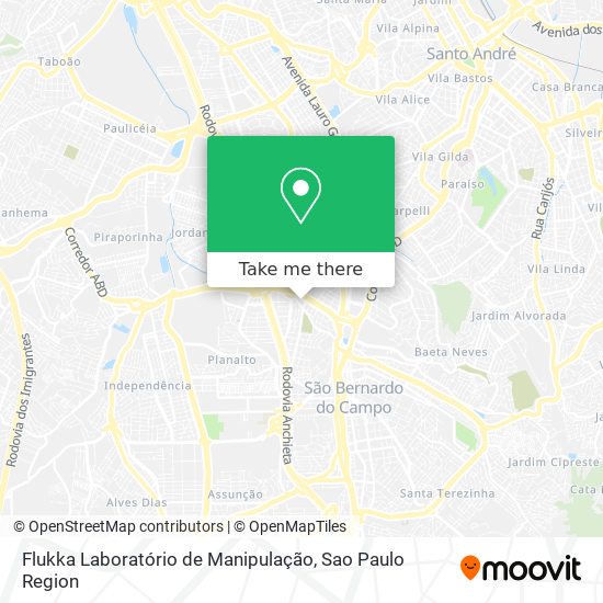Flukka Laboratório de Manipulação map
