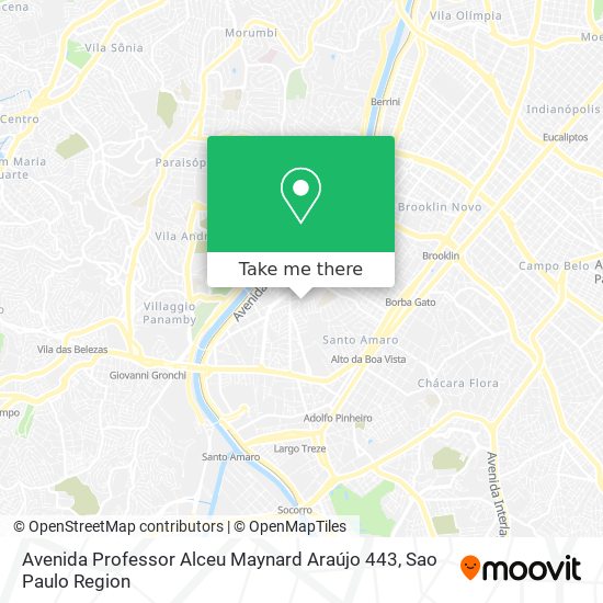 Avenida Professor Alceu Maynard Araújo 443 map