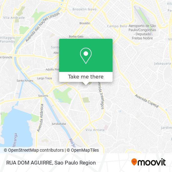 Mapa RUA DOM AGUIRRE