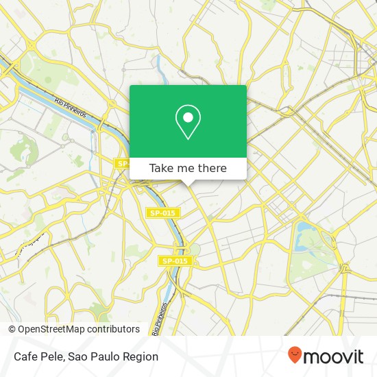 Mapa Cafe Pele