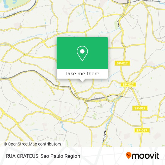 Mapa RUA CRATEUS