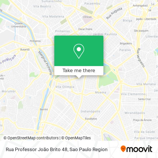 Mapa Rua Professor João Brito 48