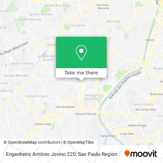 Engenheiro Antônio Jovino 220 map