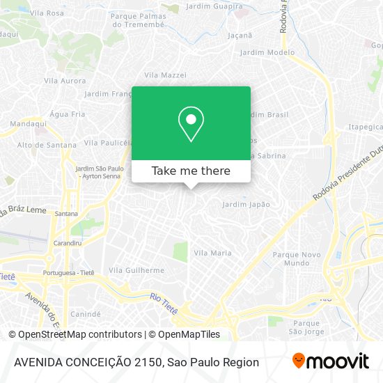 AVENIDA CONCEIÇÃO 2150 map