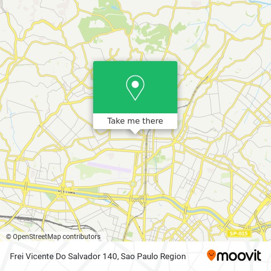 Frei Vicente Do Salvador 140 map