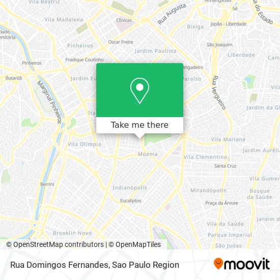 Mapa Rua Domingos Fernandes