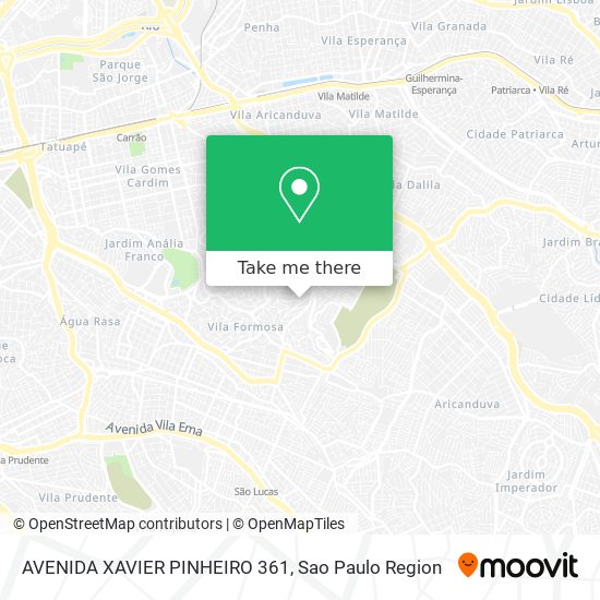 AVENIDA XAVIER PINHEIRO 361 map