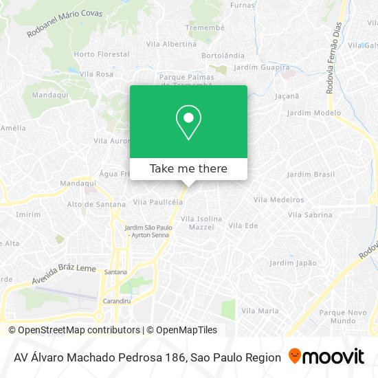 Mapa AV Álvaro Machado Pedrosa 186