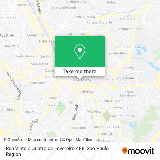 Rua Vinte e Quatro de Fevereiro 488 map